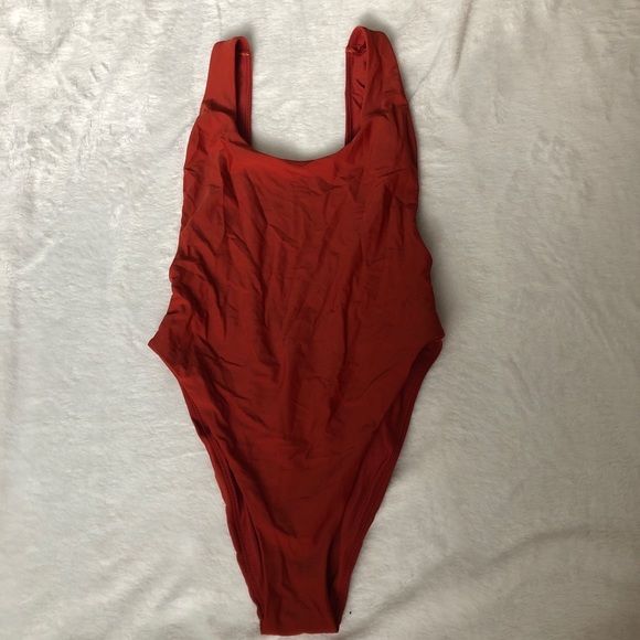 aerie Other - Aerie high cut low back scoop neck one piece NWOT